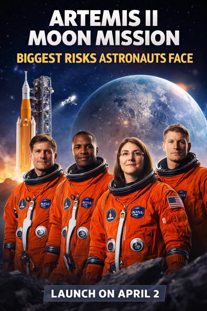 Artemis II Moon Mission: Biggest Risks Facing the Four Astronauts